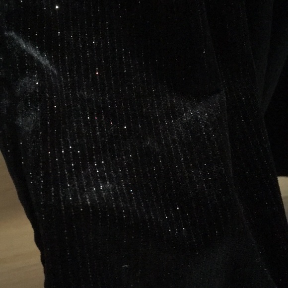 Girl’s Black Velvet Skirt with Sparkles - Picture 2 of 4